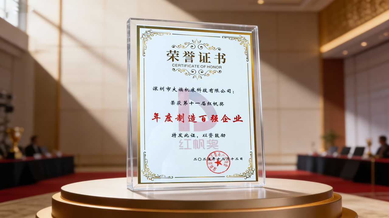 載譽(yù)而行！大族機(jī)床獲評(píng)第十一屆紅帆獎(jiǎng)&ldquo;年度制造百?gòu)?qiáng)企業(yè)&rdquo;